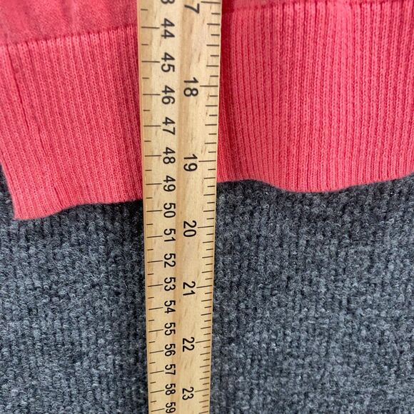 Chaps Cardigan Sweater Womens M Pink Button Up Cropped Ladies Romantic Coquette - Picture 8 of 8